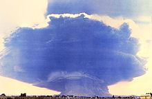 Mount St Helen mushroom cloud as seen from Toledo, Washington – Wikipedia